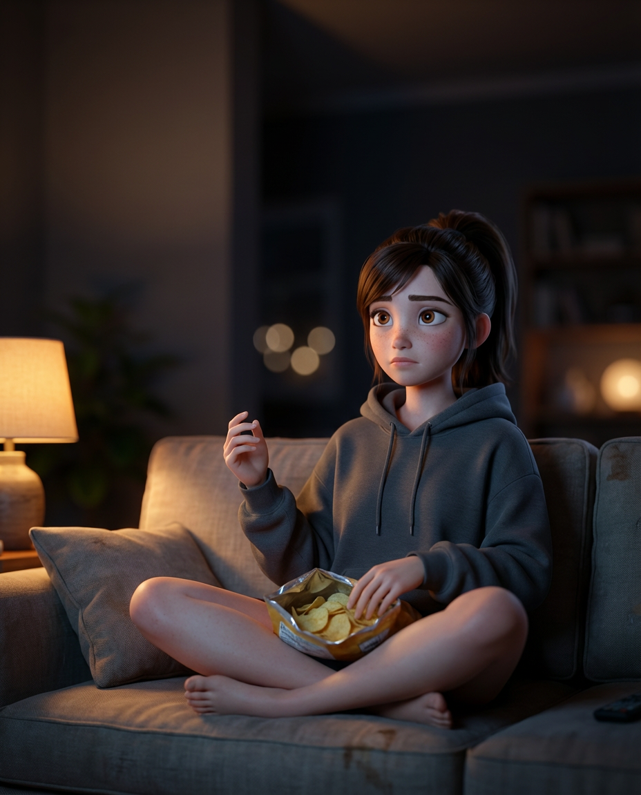 Eating on autopilot without awareness