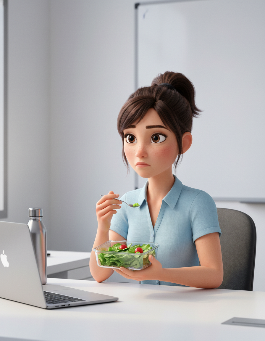 Standing in the kitchen at night eating everything