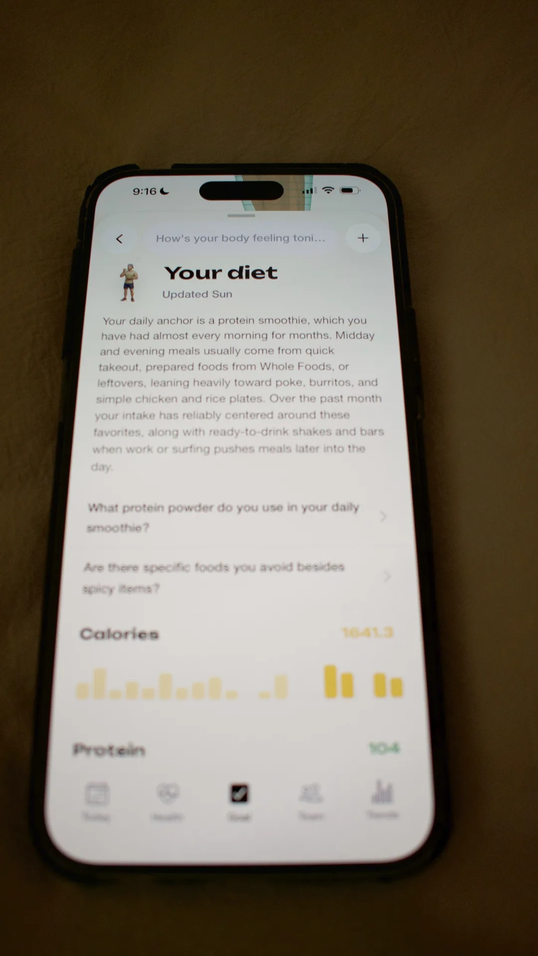 Your diet